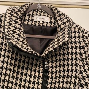 Calvin Klein Houndstooth Coat